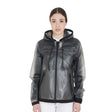 Equestro Women's Transparent Technical Raincoat #colour_grey