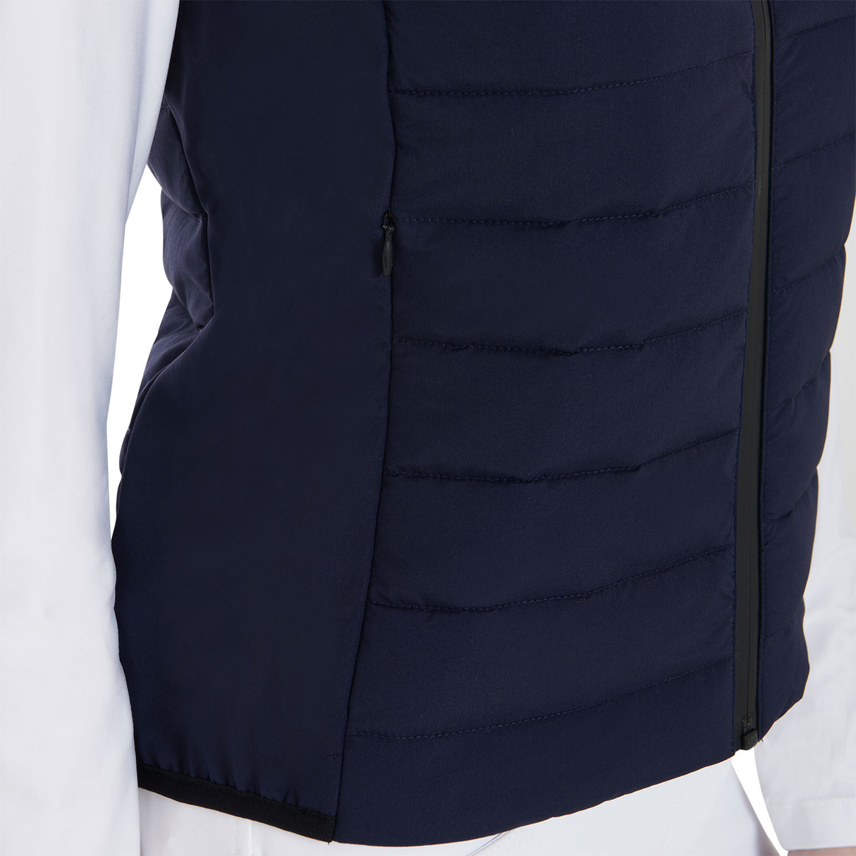 Women's vest in windproof technical fabric