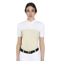 Equestro Women's Slim Fit Polo Shirt In Technical Fabric And Mesh