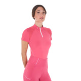 Equestro Women's Slim Fit Technical Training Polo Shirt