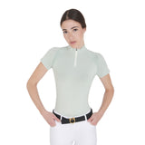 Equestro Women's Slim Fit Technical Training Polo Shirt
