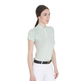 Equestro Women's Slim Fit Technical Training Polo Shirt