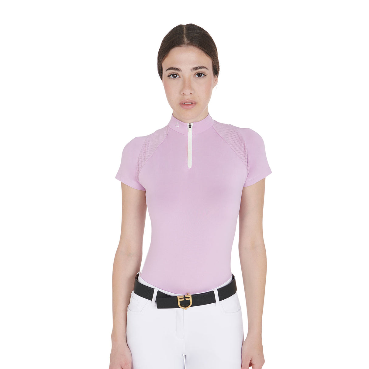 Equestro Women's Slim Fit Technical Training Polo Shirt
