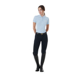 Equestro Women's Slim Fit Polo Shirt In Breathable Fabric