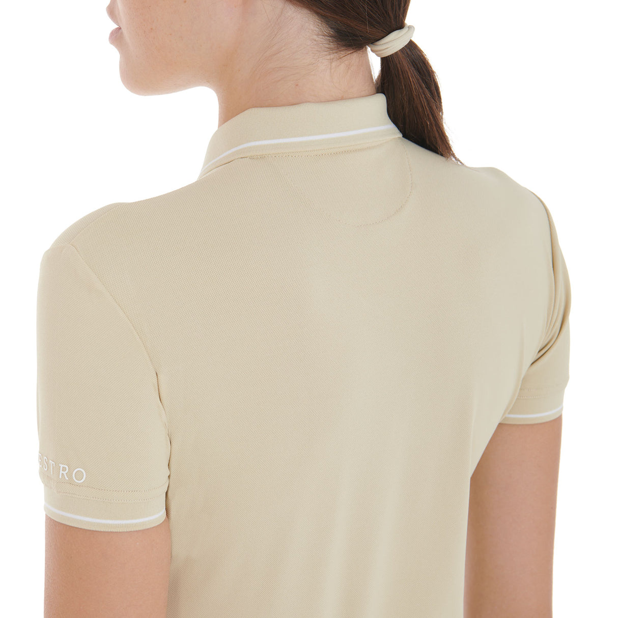 Equestro Women's Slim Fit Polo Shirt In Breathable Fabric