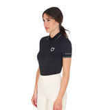 Equestro Women's Slim Fit Polo Shirt In Breathable Fabric
