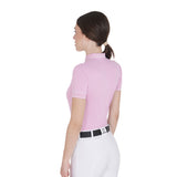 Equestro Women's Slim Fit Polo Shirt In Breathable Fabric