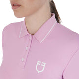 Equestro Women's Slim Fit Polo Shirt In Breathable Fabric