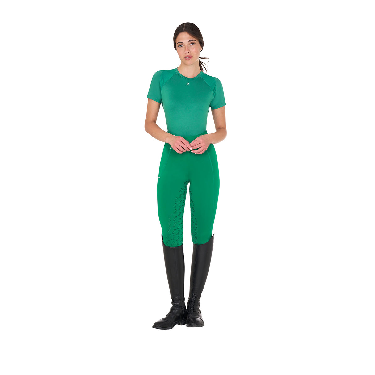 Equestro Women's Slim Fit Technical Training T-Shirt