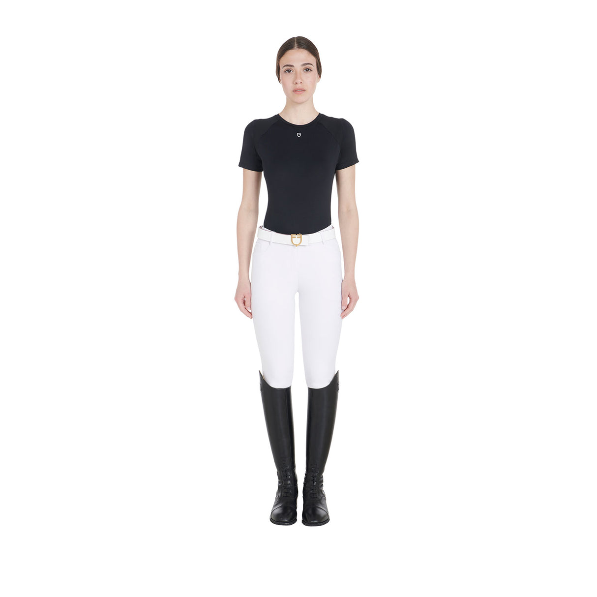 Equestro Women's Slim Fit Technical Training T-Shirt