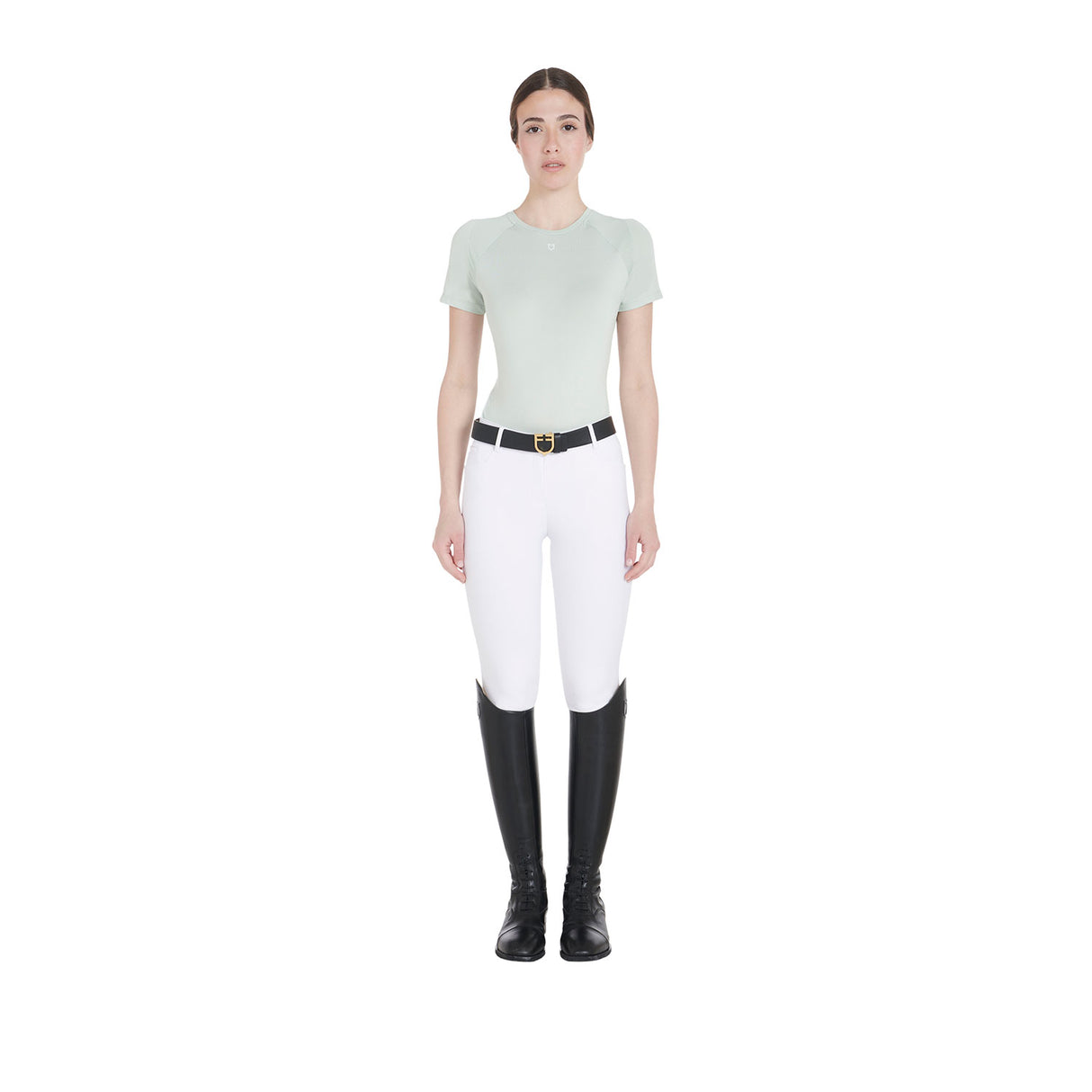 Equestro Women's Slim Fit Technical Training T-Shirt