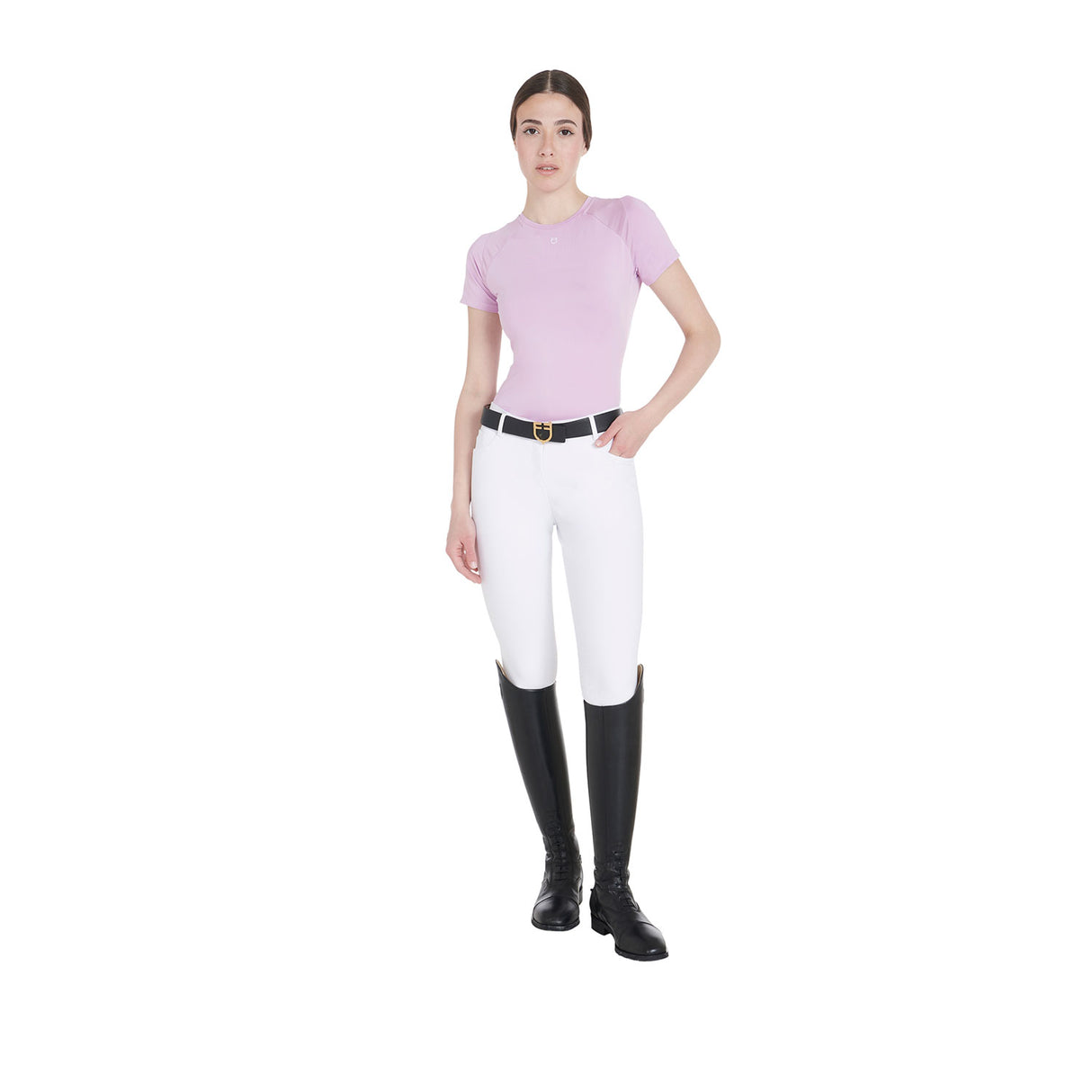 Equestro Women's Slim Fit Technical Training T-Shirt