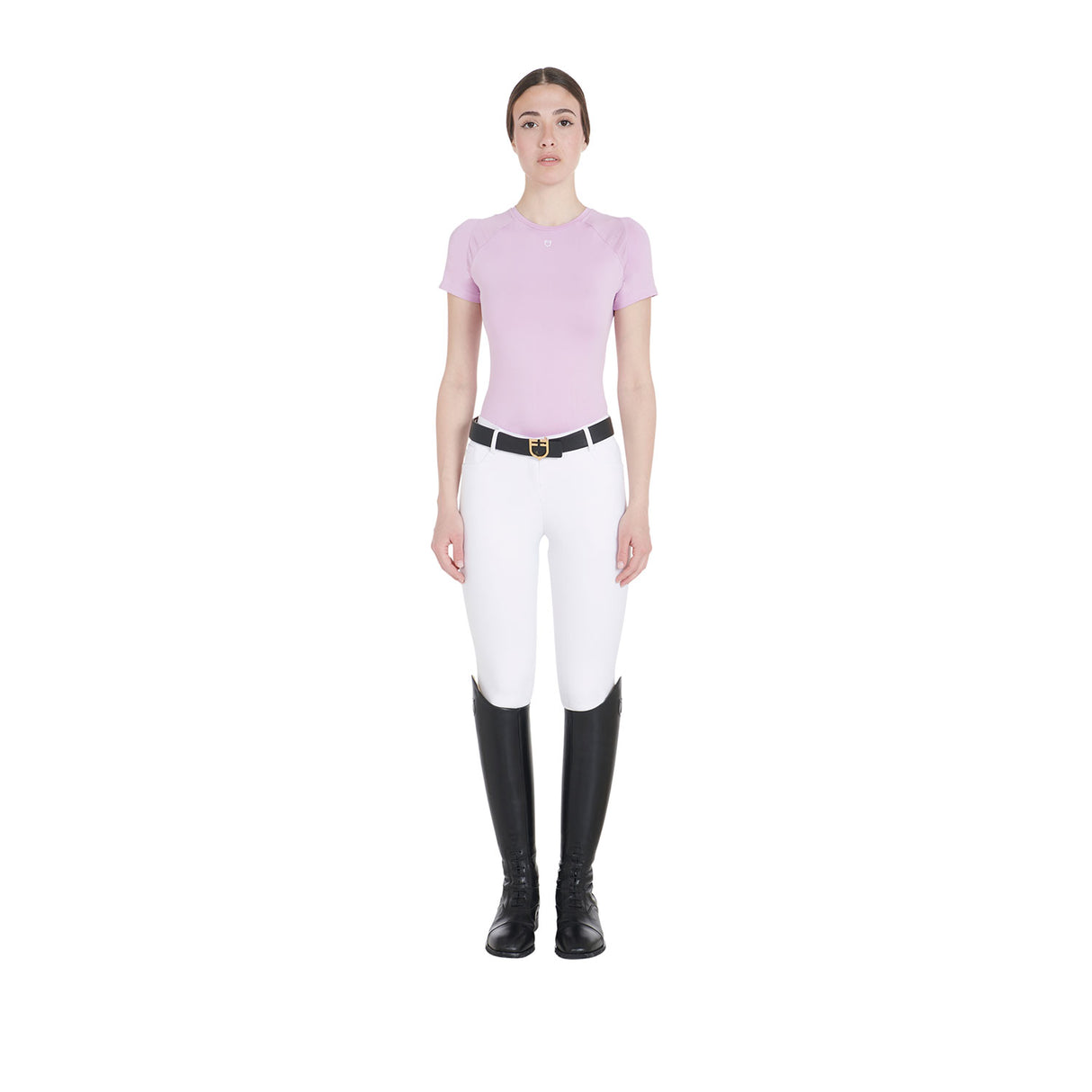 Equestro Women's Slim Fit Technical Training T-Shirt