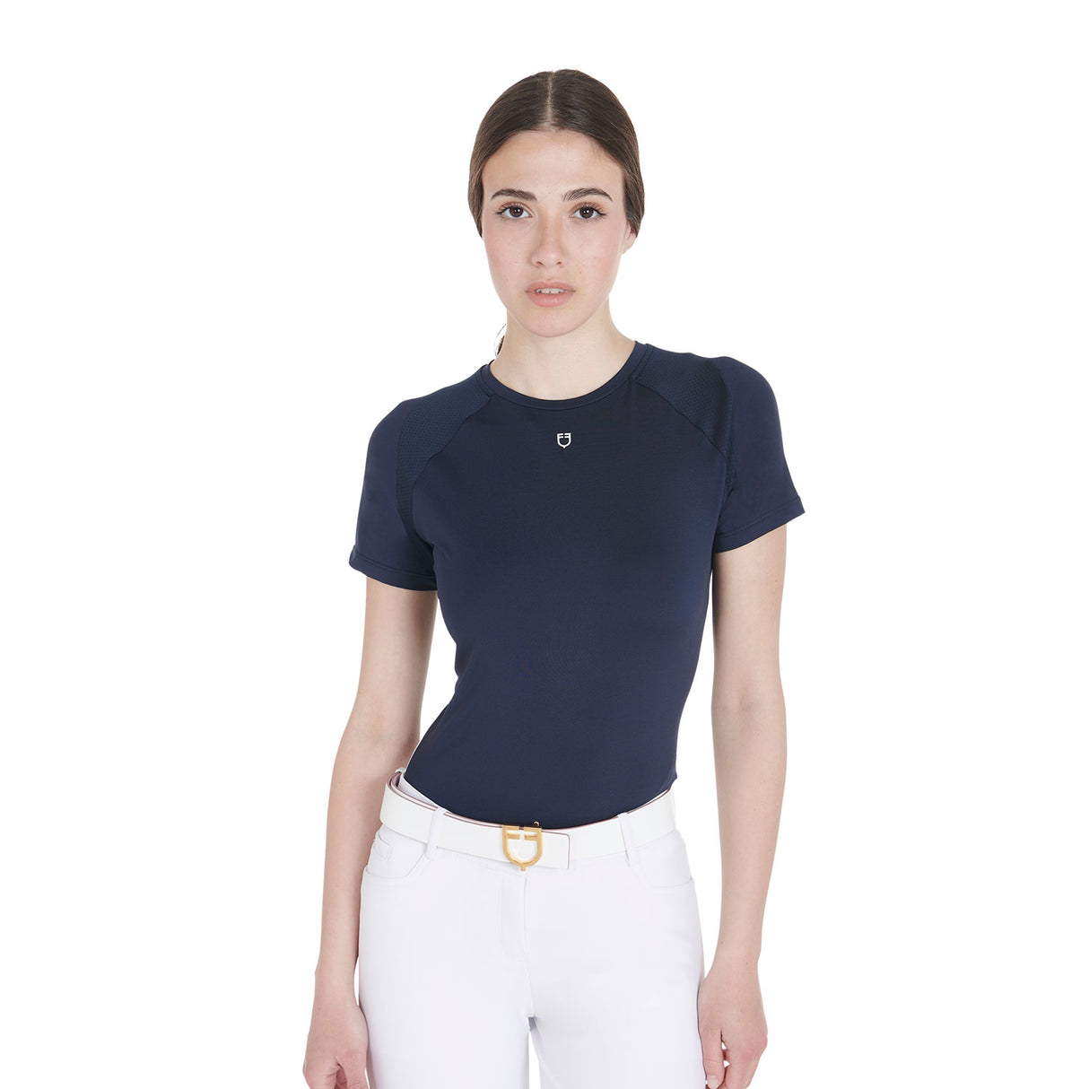 Equestro Women's Slim Fit Technical Training T-Shirt