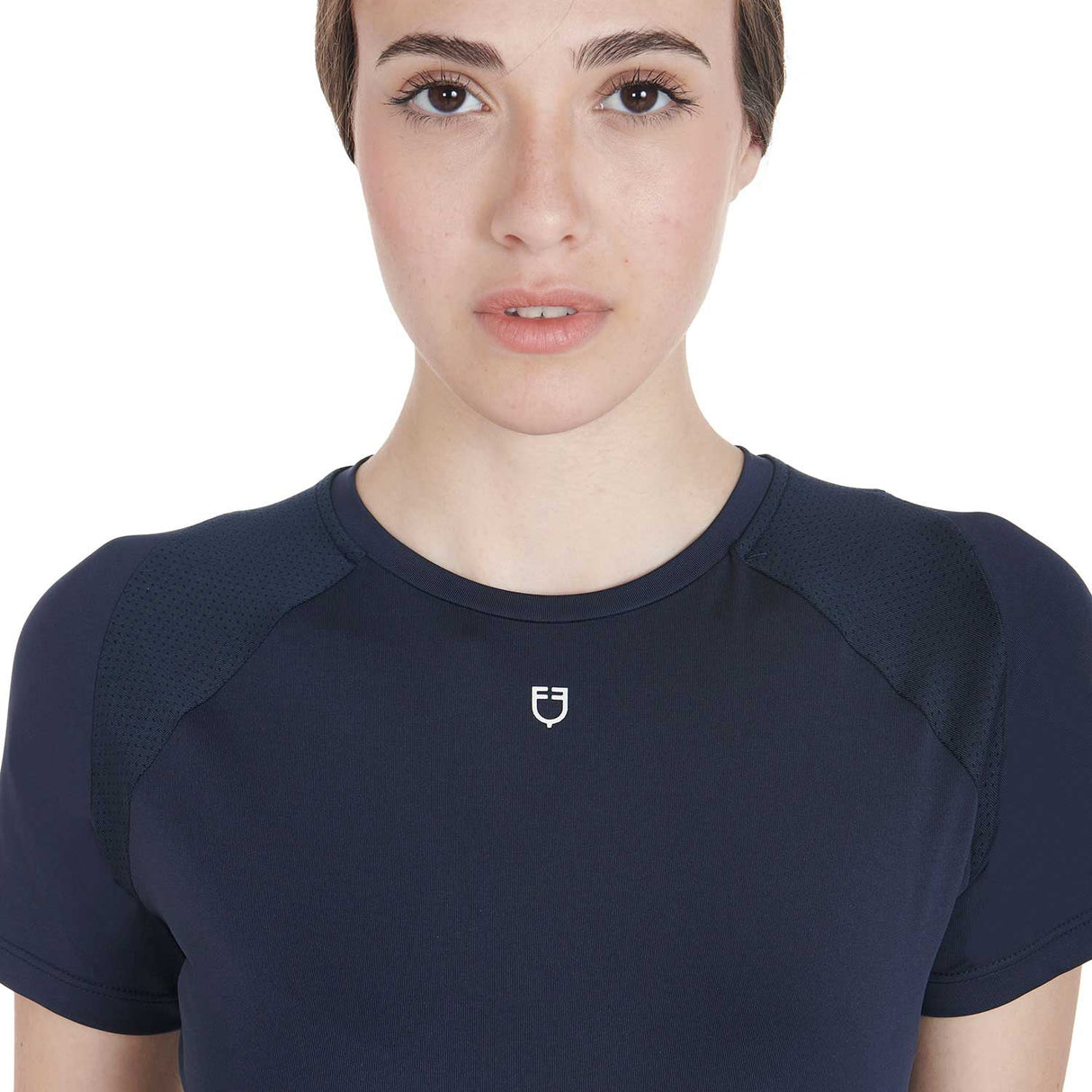 Equestro Women's Slim Fit Technical Training T-Shirt