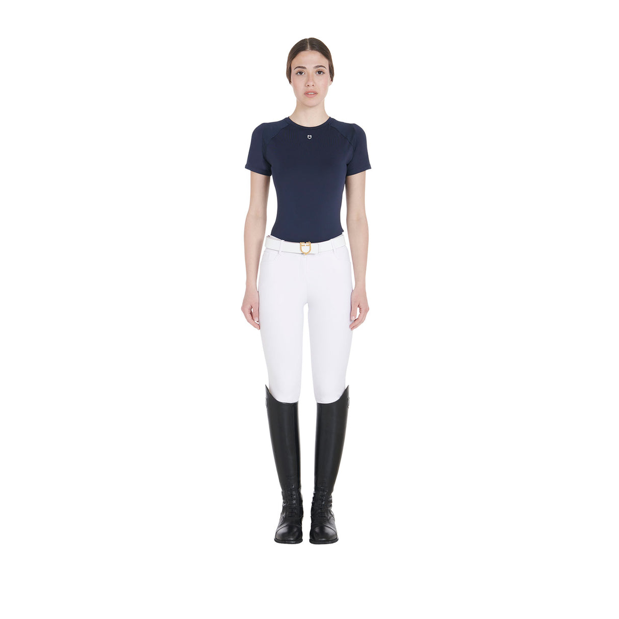 Equestro Women's Slim Fit Technical Training T-Shirt