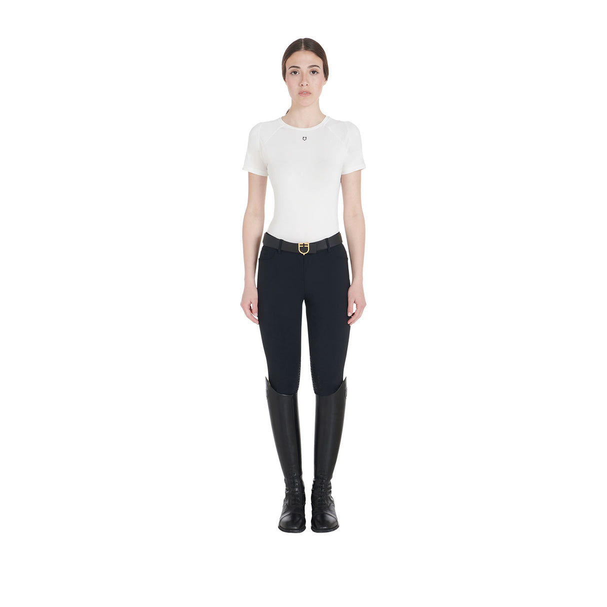 Equestro Women's Slim Fit Technical Training T-Shirt