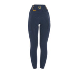 Equestro Women's Slim Light Light Leggings #colour_blue