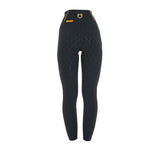 Equestro Women's Slim Light Light Leggings #colour_black