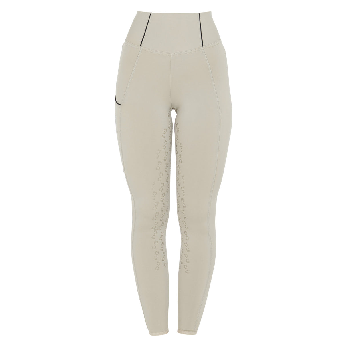 Equestro Women's Slim Fit Full Grip Leggings