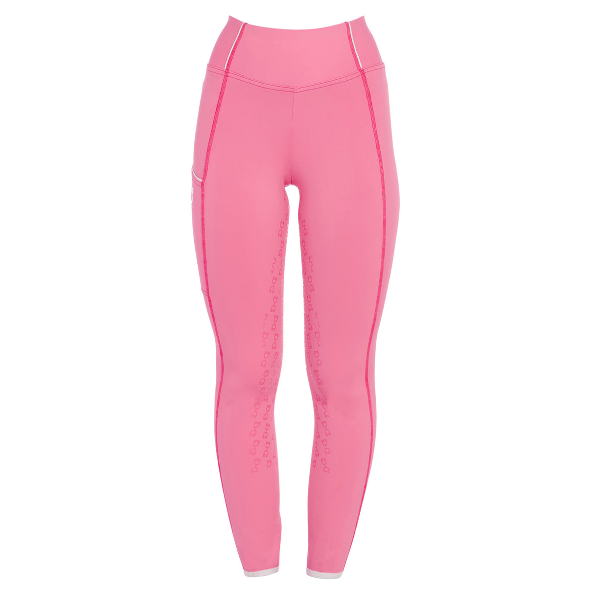 Equestro Women's Slim Fit Full Grip Leggings