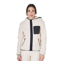 Women's sweatshirt in fleece with front pocket