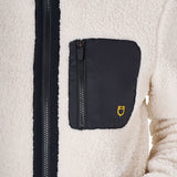 Women's sweatshirt in fleece with front pocket
