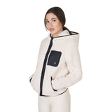 Women's sweatshirt in fleece with front pocket