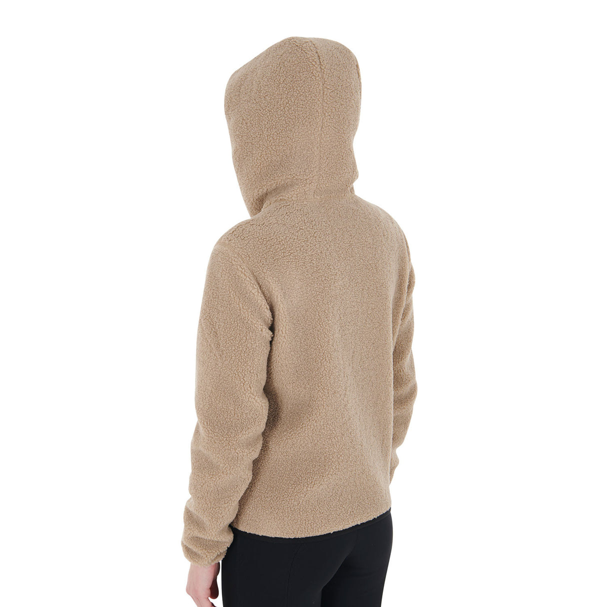 Women's sweatshirt in fleece with front pocket