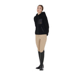 Women's sweatshirt in fleece with front pocket