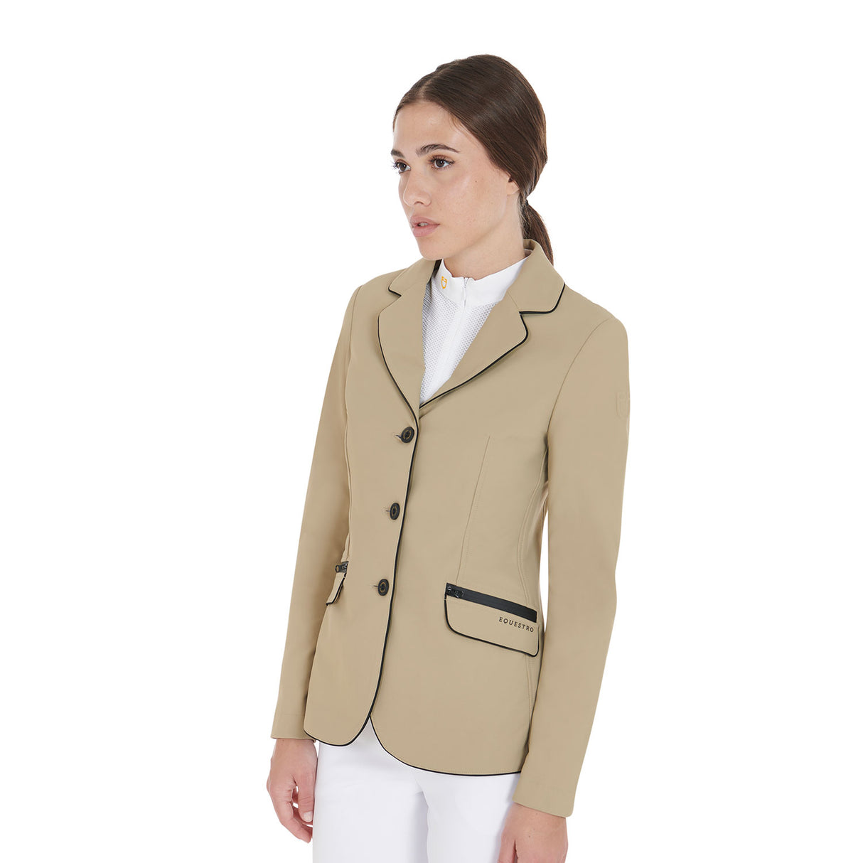 Equestro Women's Competition Jacket In Technical Fabric