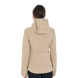 Women's slim fit softshell jacket with concealed pockets