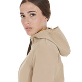 Women's slim fit softshell jacket with concealed pockets