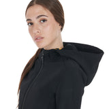Women's slim fit softshell jacket with concealed pockets