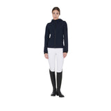Women's slim fit softshell jacket with concealed pockets