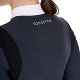 Women's slim fit polo shirt in technical fabric