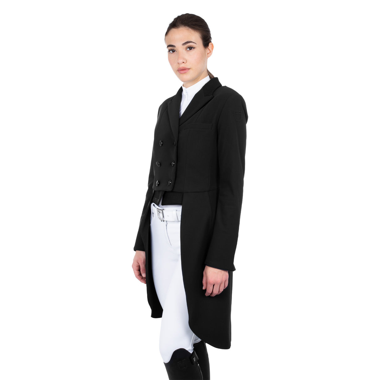 Women's competition dressage tailcoat in technical fabric