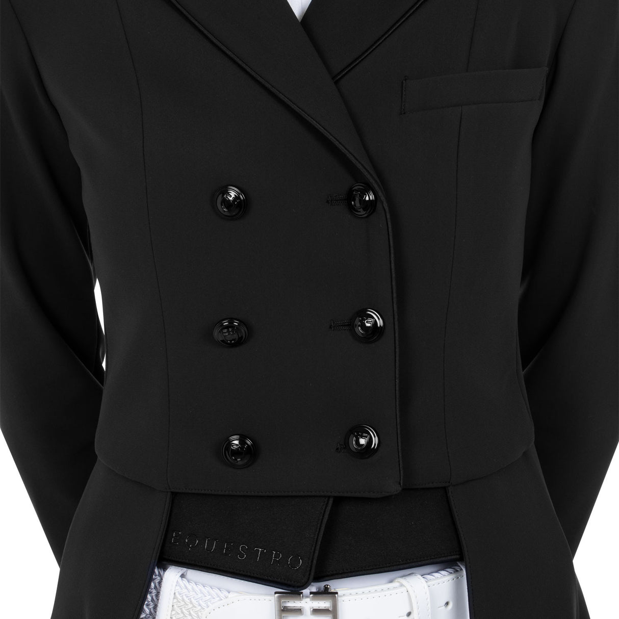 Women's competition dressage tailcoat in technical fabric