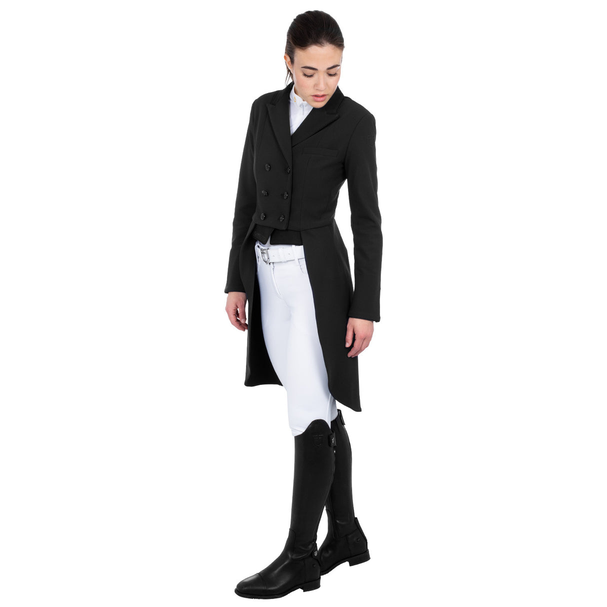 Women's competition dressage tailcoat in technical fabric