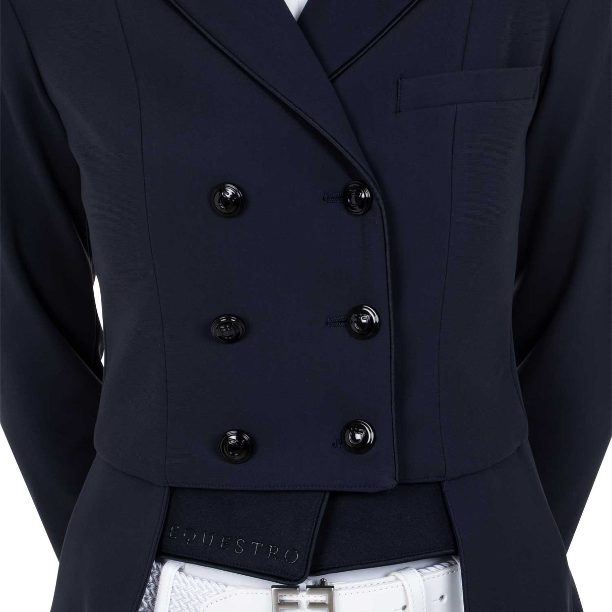 Women's competition dressage tailcoat in technical fabric