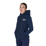 Women's hooded down jacket technical blend