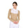 Equestro Women's Slim Fit Competition Polo Shirt Rhinestones #colour_beige