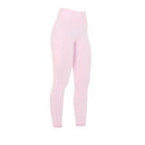 Equestro Women's Slim Fit High-Waisted Leggings with Rhinestones