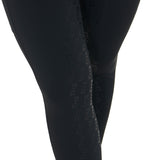 Equestro Women's Slim Fit High-Waisted Leggings with Rhinestones