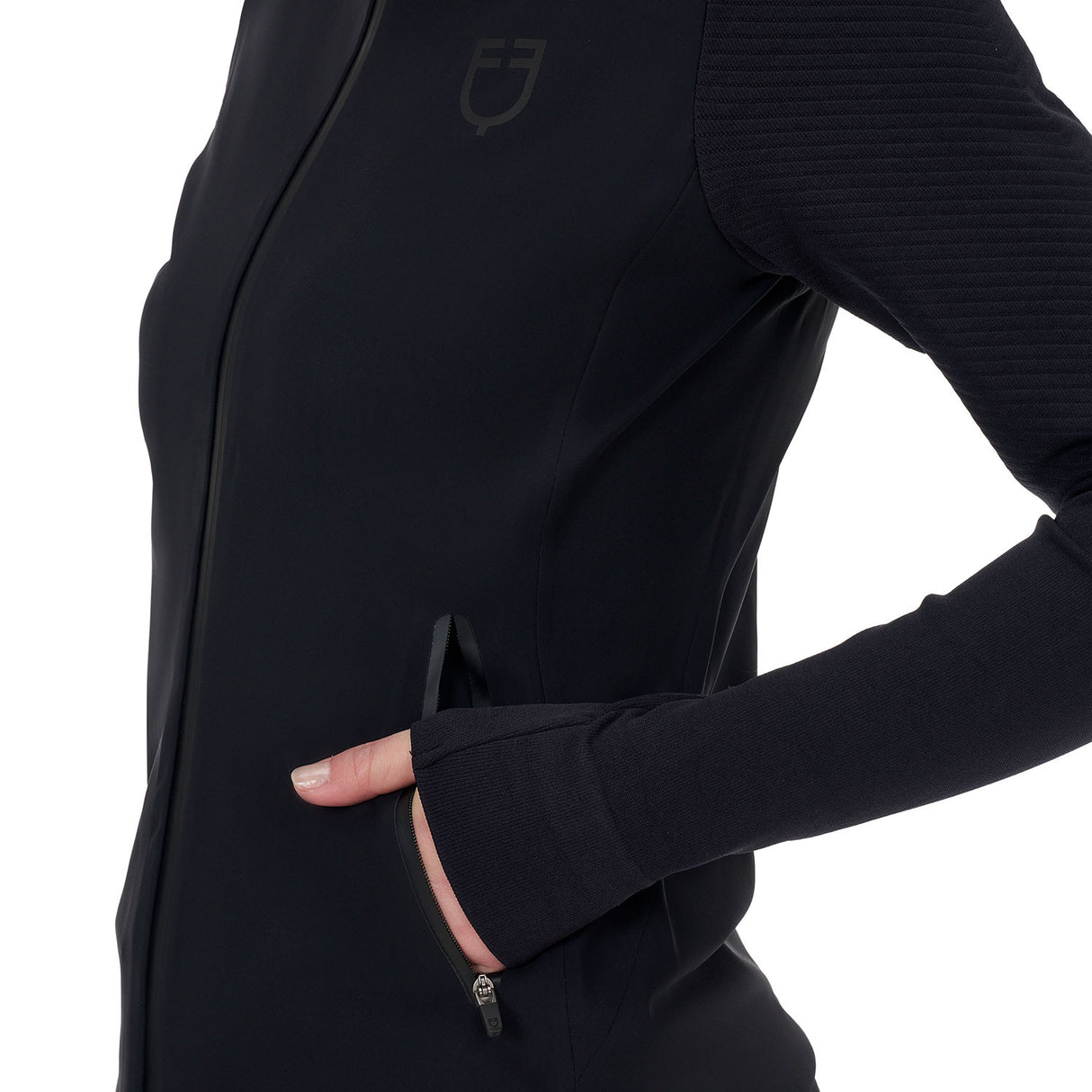 Equestro Ridertechnology women's technical hooded sweatshirt