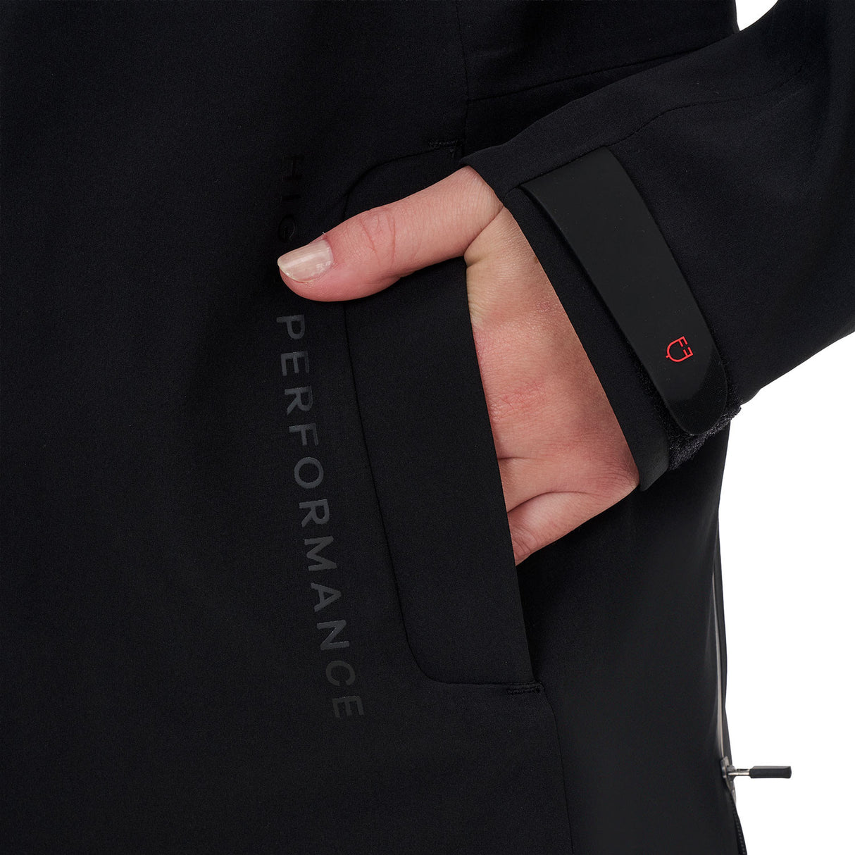 Equestro Ridertechnology women's waterproof shell jacket long