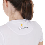 Equestro Women's Live Love Ride Cotton T-Shirt #colour_white