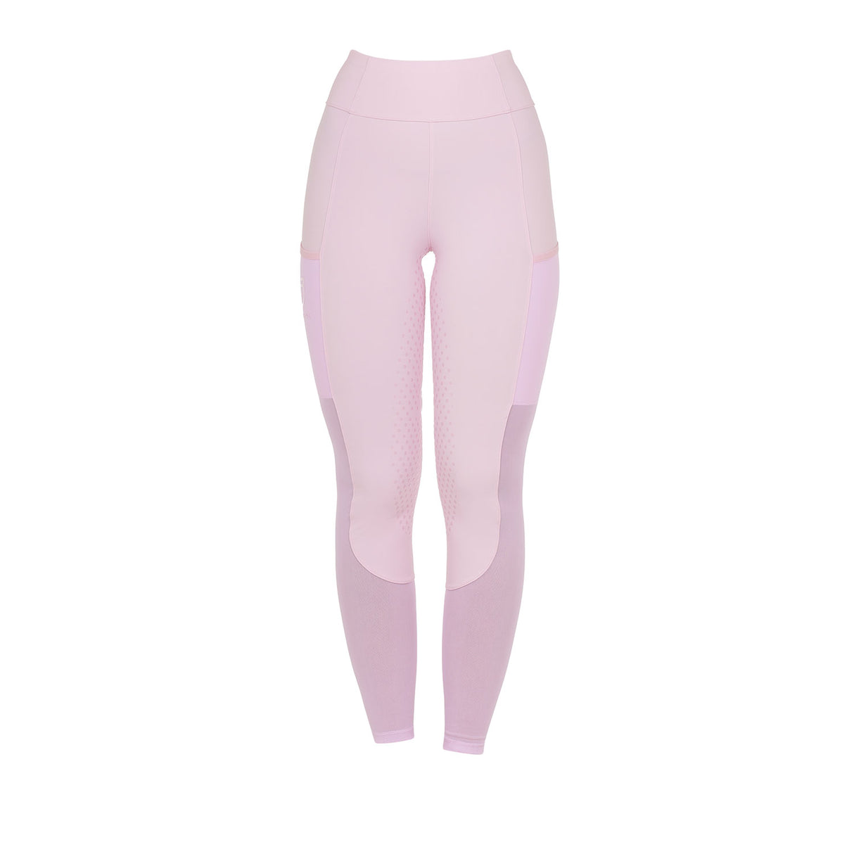 Equestro Women's Full Grip Leggings With Perforated Inserts