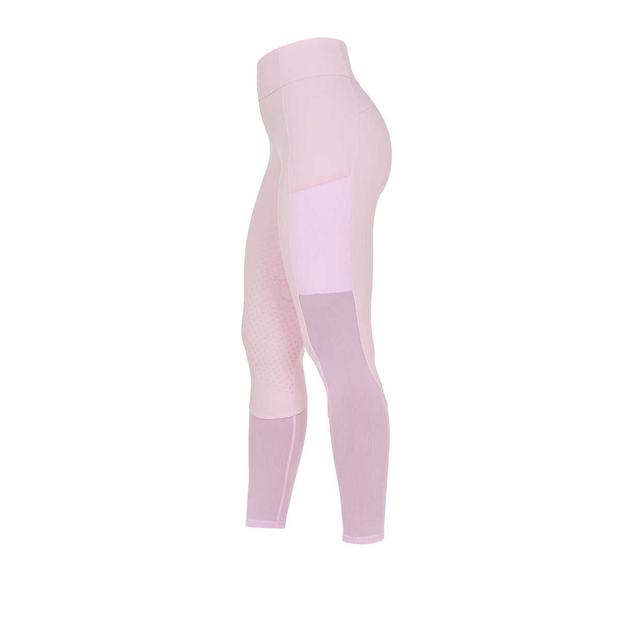 Equestro Women's Full Grip Leggings With Perforated Inserts