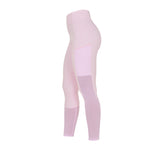 Equestro Women's Full Grip Leggings With Perforated Inserts